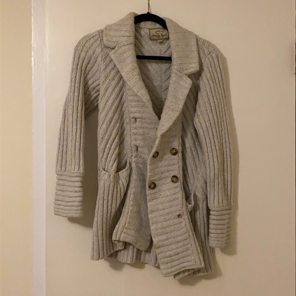 Lucky brand double breasted cardigan sweater